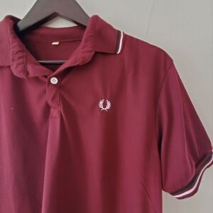 Fred Perry Oxblood Polo Shirt